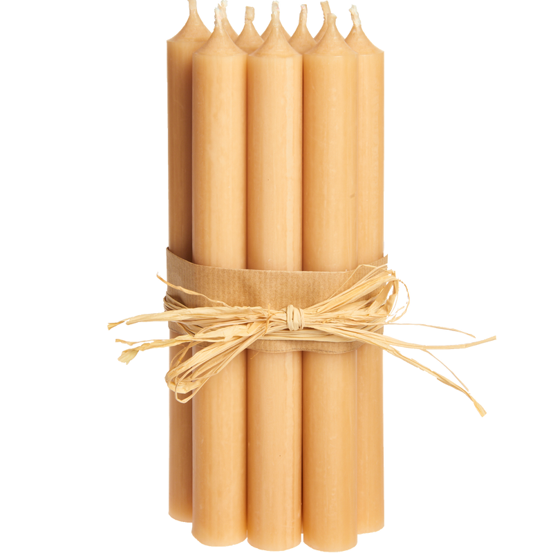 37-Caramel, Tall Dinner Candles