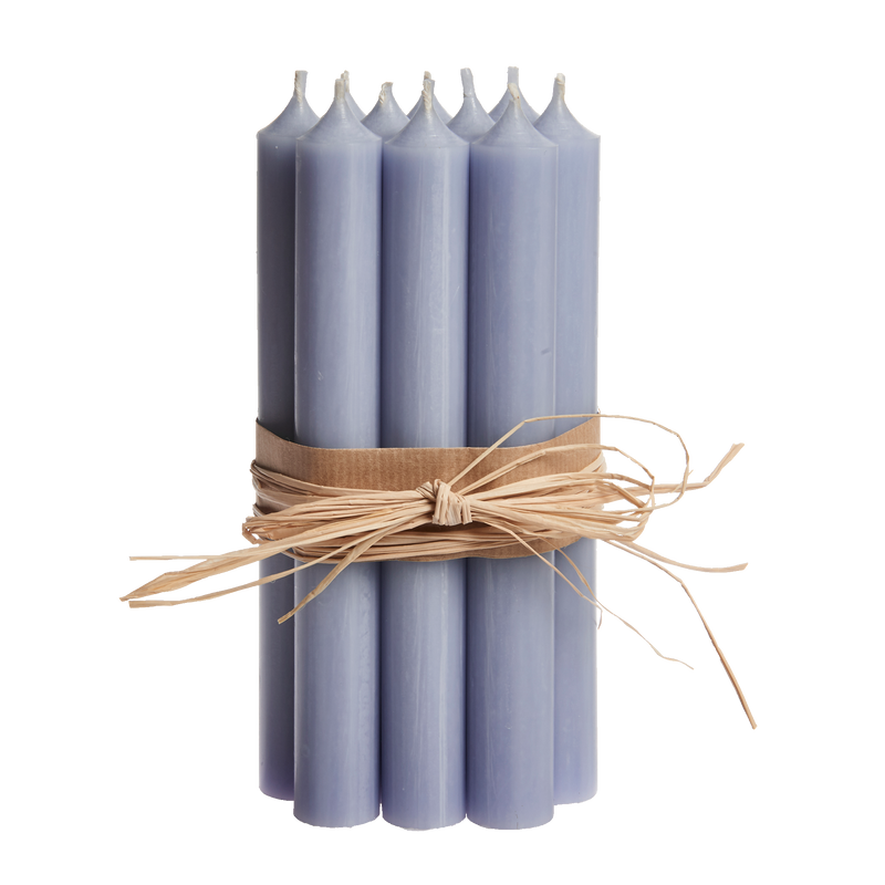 38 Dove Blue, Regular Dinner Candles