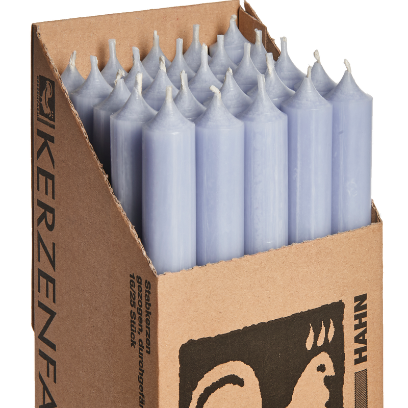 38-Dove Blue, Tall Dinner Candles