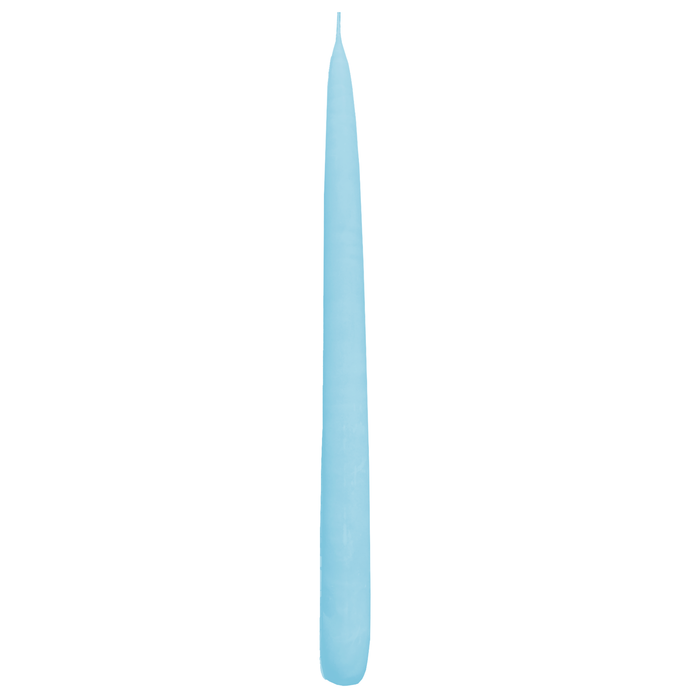 Ice Blue, Tapered Handmade Dinner Candles