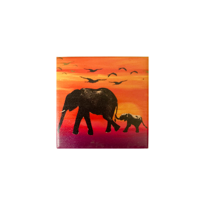 Elephant and Babyi Fridge Magnet