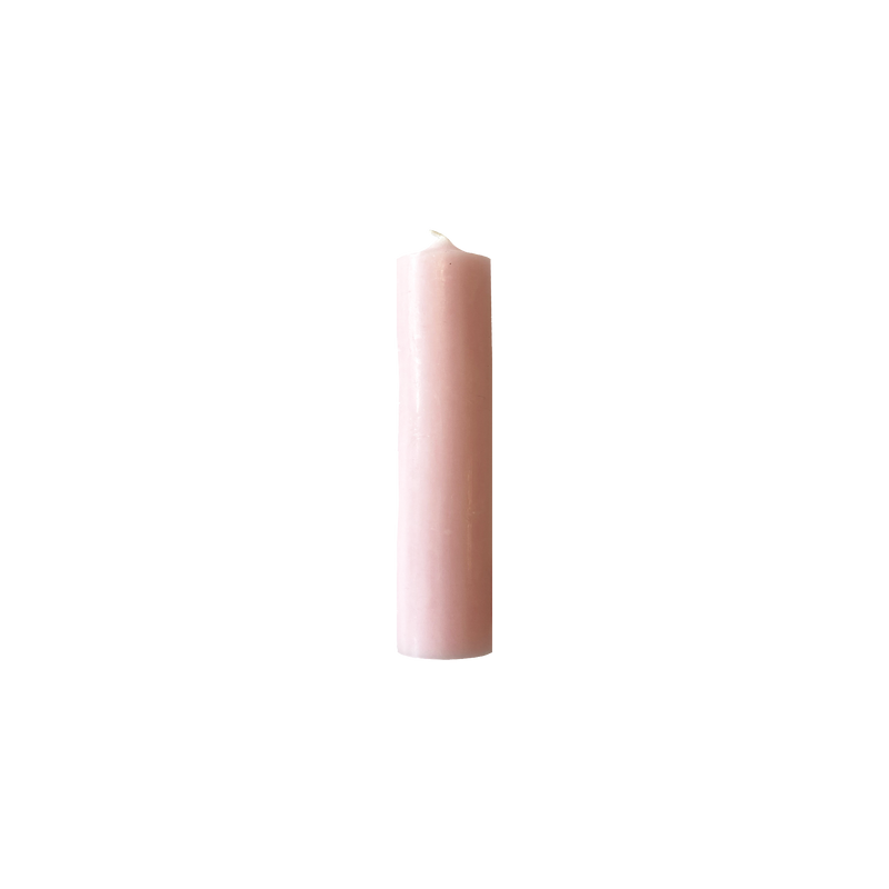 Pastel Rose, Short Dinner Candles