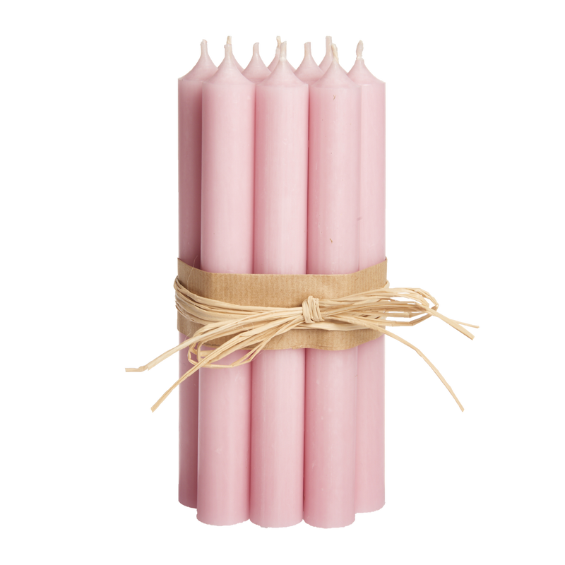 P09 Pastel Rose, Regular Dinner Candles