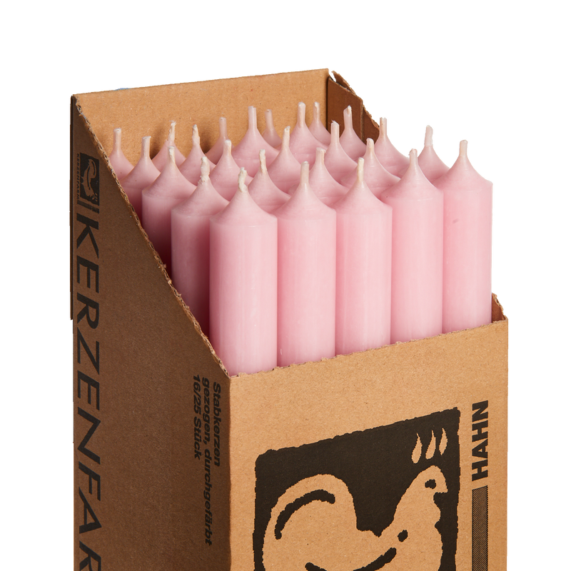 P09 Pastel Rose, Regular Dinner Candles