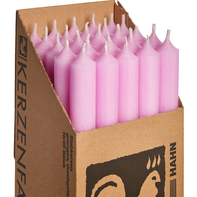 Tall Dinner Candles – Pastel Pink (Drip-Free, 11.5h)