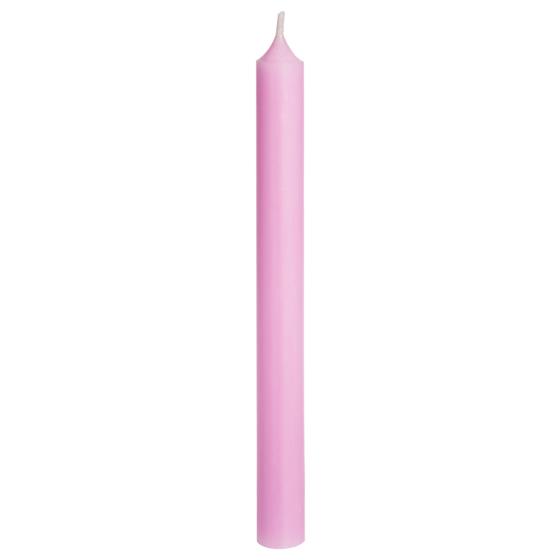 Tall Dinner Candles – Pastel Pink (Drip-Free, 11.5h)