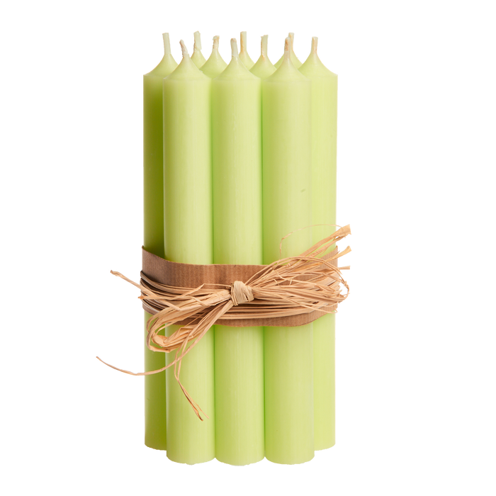 Pastel Green, Regular Dinner Candles
