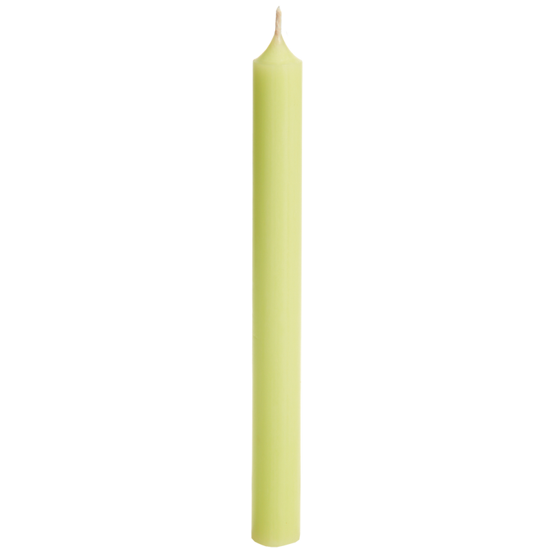 P20-Pastel Green, Tall Dinner Candles